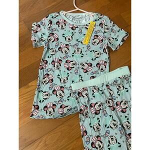Patriotic Mickey Mouse Bamboo Short Set Size 4T